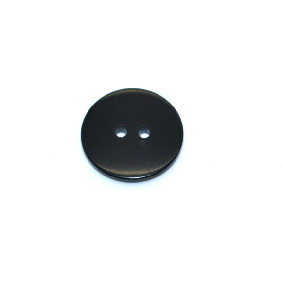 CHANEL Lot Of 4 Black Plastic Logo 18 mm 2 Hole Replacement Clothing Buttons - Picture 3 of 3